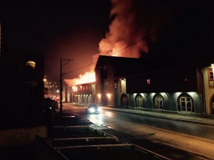 Incendio Feria Municipal de Ancud